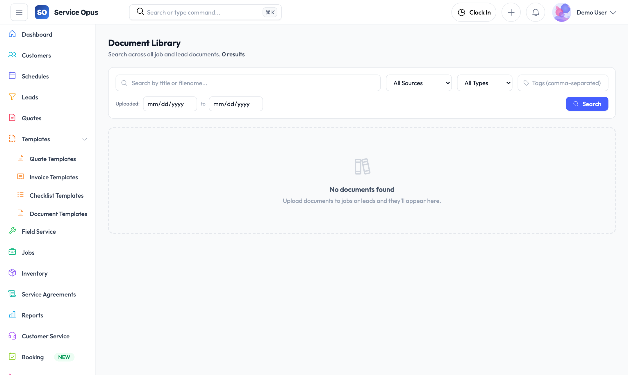 Document library